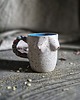 kubki Kubek cycuszki na kawę, kubek Rzeźba kobieta, cappuccinka cycuszek