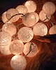dekoracje świetlne Qule Lampki Cotton Balls Light Love White ślub!