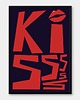 plakaty Plakat Kiss in Red