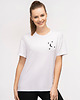 t-shirt damskie T-shirt do jogi MOONSTAR - biały