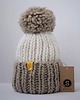 czapki damskie WOOLY POM POM wełniana czapka z dużym pomponem