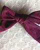 spinki i klamry do włosów Kokarda do włosów Liza welurowa welwet burgund bordo