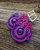 kolczyki soutache Kolczyki sutasz z lapis lazuli
