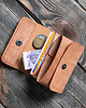 portfele męskie No.20 / Skórzany portfel na karty, banknoty oraz monety