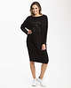 sukienki midi damskie Sukienka dresowa z nadrukiem Kiss Look 820