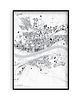 plakaty Toruń - mapa miasta  plakat z mapą Torunia