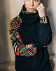 bluza z kapturem damska Bluza z golfem - ETNO