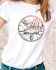 t-shirt damskie Koszulka organiczna z nadrukiem  Bike travel