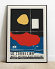 grafiki i ilustracje Le Corbusier plakat wystawowy