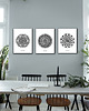 plakaty Mandala, komplet 3 printów