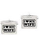 spinki do mankietów Spinki do mankietów pr. 925 I LOVE MY WIFE