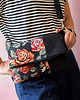 torebki mini Kopertówka w kwiaty patchwork