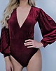 tuniki damskie Piękne czerwone body