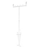 wieszaki Parasolnik montowany na drzwi - 60cm - biały