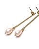 kolczyki pozłacane Kolczyki pozłacane Alloys Collection - Stick /light rose pearls/