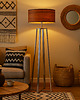 lampy podłogowe Designerska lampa stojąca do salonu MOSS ECO