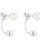 kolczyki swarovski Srebrne kolczyki Swarovski kuleczki z białymi perłami