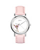 zegarki damskie Zegarek  mały - Sarenka - skórzany, pudrowy róż