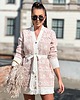 kardigany damskie Sweter OOHLALA LONG w różowym kolorze