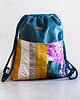 plecaki Plecak worek patchwork petrol 