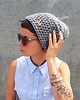 czapki damskie Czapka Hand Made No. 053 / beanie / szydło