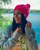 czapki damskie Czapka Handmade Smile Pomarańcze