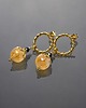 kolczyki z kamieniami Kolczyki Alloys Collection - Cytryn i spinel