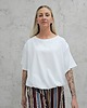 bluzki - inne Bluzka bombka krótki rękawek oversize