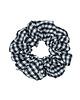 gumki do włosów Bawełniana Scrunchie do włosów Vichy Black