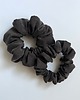 gumki do włosów Brązow gumka do włosów Scrunchie Brown Cupro