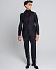 marynarki męskie Garnitur leonforte w kratę zielony slim fit