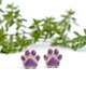 kolczyki ceramiczne Łapki łapeczki- mini ceramiczne kolczyki z łapką