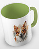 kubki Kolorowy kubek "Corgi" - mix kolorów