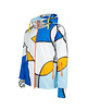 kurtki damskie Kurta softshellowa "Abstract" - unisex