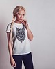 t-shirt damskie Koszulka organiczna z nadrukiem  Etniczny lis