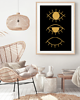 plakaty PLAKAT abstrakcyjny mid century boho oko
