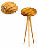 lampy wiszące Duet drewnianych lamp CLOUD ONE