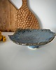 patery i talerze Struktura błękitu - duża patera ceramiczna
