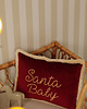 poduszki z napisami Poduszka Dekoracyjna Carmin Red "Santa Baby"