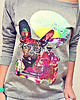 bluza bez kaptura damska French_sweatshirt 