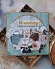 kartki scrapbooking Kartka na 18-stkę dla dziewczyny (w pudełku)
