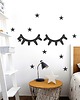 naklejki ścienne do pokoju dziecka Naklejki na ścianę rzęsy gwiazdki
