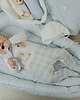 body i śpiochy niemowlęce Niemowlęcy pajacyk bawełniany BJORN niebieski