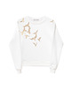 bluza bez kaptura damska Bluza sky white