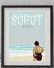plakaty Plakat Sopot plaża