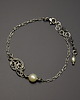 bransoletki wire wrapping Bransoletka z perłą, perły, wire wrapping