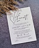 zaproszenia i kartki na ślub Zaproszenie ślubne letterpress papier bawełniany