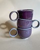 kubki i filiżanki Filiżanka espresso 60ml (fiolet) retro vintage