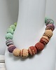 korale Korale szydełkowe naszyjnik boho handmade bawełna
