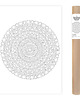 plakaty Plakat do Kolorowania Mandala Diamenty Kryształy 50x70cm